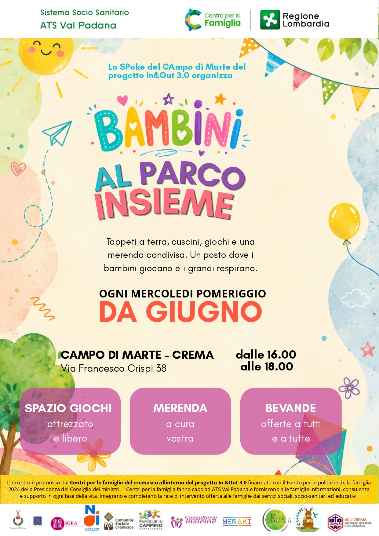 BAMBINI AL PARCO INSIEME